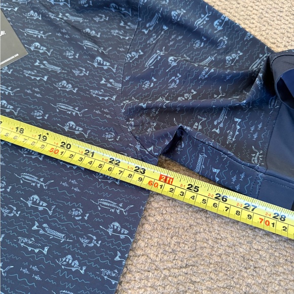 Waggle Men’s Fish Finder Stretch Performance Golf Polo Shirt Size XL NWT - Picture 6 of 7